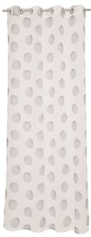 Esprit Home Culo Ösenhalsduk, tyg, svart, 250 x 140 cm