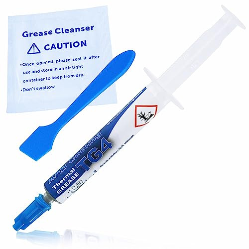 AABCOOLING Wärmeleitpaste 4-3,5g Silber, hohe Wärmeleitfähigkeit 9,5 W/mK, niedriger thermischer Widerstand, für CPU PC Kühler Lüfter Prozessor Wasserkühlung