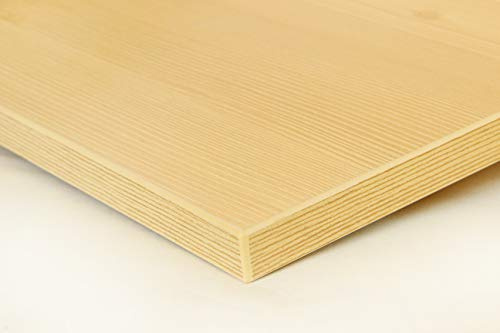 Schreibtischplatte 140x80 aus Holz DIY Schreibtisch direkt vom Hersteller vielseitig einsetzbar - Tischplatte Arbeitsplatte Werkbankplatte mit 125kg Belastbarkeit & Kratzfestigkeit - Astfichte