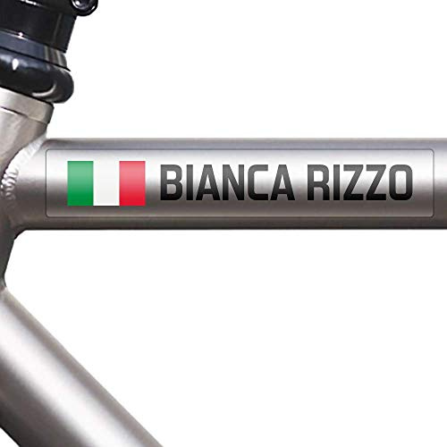 Bandiera Adesivi con Nome Personalizzato per Biciclette, Moto, Auto e Scooter elettrici. 9 Etichette Adesivi con Bandiere Personalizzati. Stickers Impermeabili per Auto.