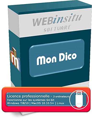 MonDico - Éditeur de dictionnaires, lexiques et glossaires numériques - Licence professionnelle - 3 postes