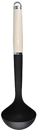KitchenAid Schöpfkelle, Hitzeresistent, Antihaftbeschichtung, Kochutensil - Almond Creme