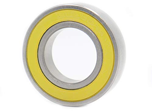 6902-2RS Edelstahl Keramik Hybrid Radiallager, 15x28x7mm Fahrradnabe vorne hintere Naben Radlager (1PC)