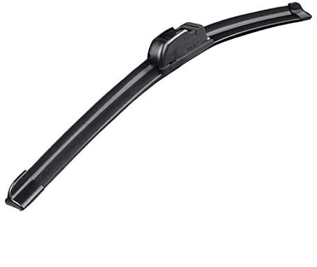 AUTOZOCO Escobilla limpiaparabrisas coche delantero 60 cm negro modelo limpiaparabrisas universal compatible con la gran mayoría de vehiculos