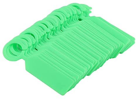 Etiqueta árbole Planta Jardinería, Colgante árbol Aire Libre Impermeable Plástico Semilla Vivero Plántula Marcadore Granja Huerto Garden Label Semillero Decoración Jardín Interiore Perforada Colgar