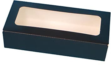 170 contenitori per sushi Take Away per alimenti per sushi, con finestrella, 220 x 100 x 50 mm, colore: Nero