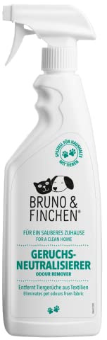 Bruno & Finchen Geruchsneutralisierer | Für Urin, Erbrochenes & Kot | Hundeurin & Katzenurin Geruchsneutralisierer | 750 ml