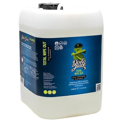 Dodo Juice Total Wipe Out 5L- Award Winning All Purpose Cleaner (APC) - For Leather, Plastic, Trim, Viynl, Upholstery, Mats etc!