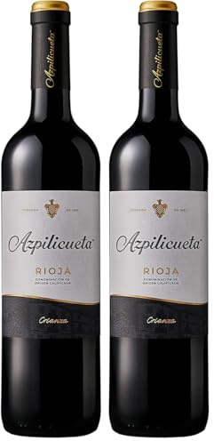 Azpilicueta Crianza D.O.Ca Rioja Vino Tempranillo - 750 ml (Paquete de 2)