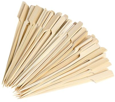 Holzspieße, Holzspieße, Cocktailspieße, Essen, Vorspeisen, Zahnstocher, Grillspieße, Obst, Kabobs, 12 cm, 200 Stück