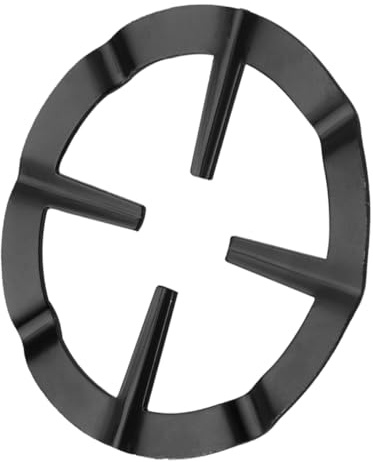 Anneau de Support pour Wok en Fer Noir Rond pour Cuisinière à Gaz | Chauffe Uniforme, Design Compact, Antidérapant, Usage Maison la Cuisine, Résistante à Chaleur