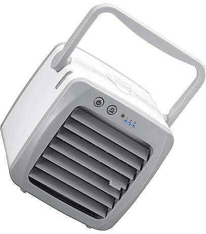 Alipis Mini Enfriador De Aire Portátil Ventilador De Escritorio Enfriador De Aire Usb Fresco Dormitorio
