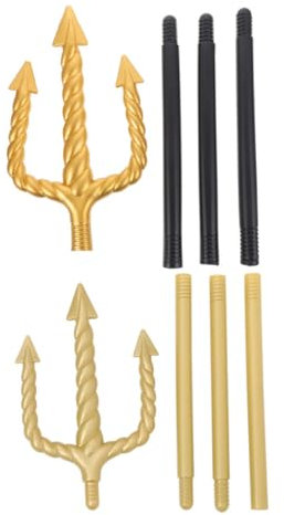 BESPORTBLE 2pièces Trident Halloween pour Cosplay Déguisement Accessoire Lot de Couleurs Assorties