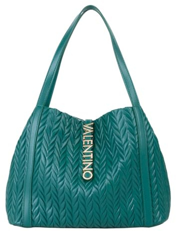Valentino Schultertasche Shopper Fania Re Shopping Bag Verde dunkelgrün