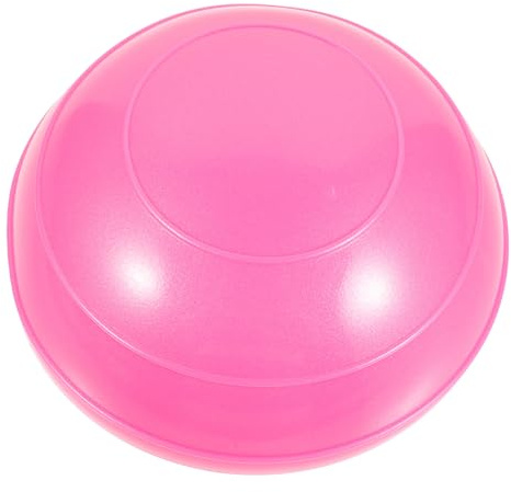 TOBBOMEY Halbrunder Balanceball für Rutschfester und Massageball in Rosa Yoga Ball für Koordinationstraining und Sensorische Stimulation im Sport und Schulsport