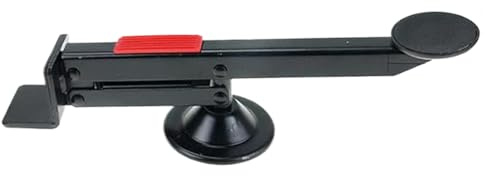 Türheber-Werkzeug, Wagenheber, Fußbetriebener Heber, 360° drehbarer Einsteller, Hartstahlbau, ideal für Installationsprojekte, 12,99 x 2,17 Zoll, Schwarz, 1 Stück