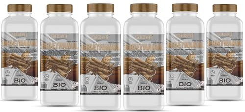 GiDeli Bioéthanol 6 x 1 l, parfum cannelle, 96,6 % éthanol, pour intérieur et extérieur, sans fumée ni suie, à base de maïs et de betterave sucrière