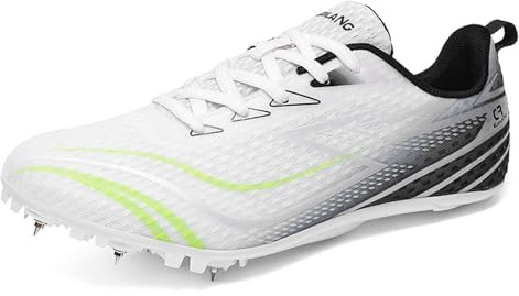 ZHENSI Zapatillas De Atletismo para Hombre Y Mujer con 8 Clavos Zapatillas Profesionales para Correr Saltar Y Competir