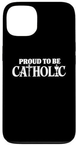 Calice Crucifix Fier d'être catholique Coque pour iPhone 13