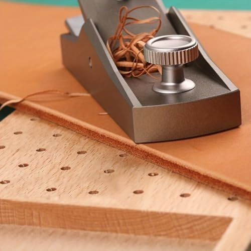 Dolvitrny Aluminum Magnesium Alloy Hand Planer with VG10 Steel Blade – for CNC Machined Smoothing Plane for DIY Carpenters and Woodworkers