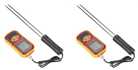 Deechate 2X GM640 Misuratore di Umidità Portatile Digitale LCD Misuratore di Temperatura e Umidità per Grano, Mais e Fagioli