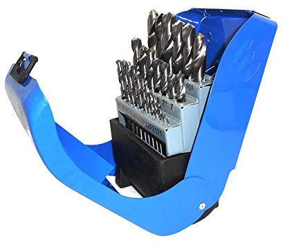 KIT 25 PUNTE TRAPANO IN METALLO LEGA HSS PUNTA DA 1 A 13 MM FRESA FRESE X FORARE