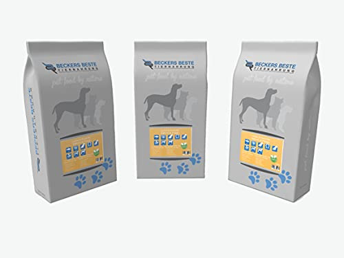 Beckers Beste - Hundefutter Sensitive mit Lachs und Kartoffeln 5kg - getreidefreies Trockenfutter für große und kleine Hunde (Junghund/Adult/Senior) - Allergie-Futter ohne Weizen/Reis oder Mais