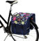 BikyBag Classic - Bolsa Doble para Bicicleta (Flores de Margaritas Rosas)