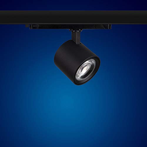 O20B-D36 - Foco LED para sistema de raíles (20 W, luz blanca cálida, 3 fases)