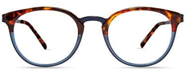 MODO & ECO 4509 Brille, Blue Tortoise, 48 Unisex, blau, Schildkröten-Muster