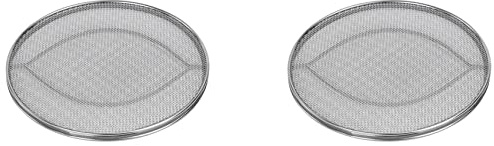 Fegtrty 2X Edelstahl-Spritzschutz für Ninja Foodi FG551, ZubehöR für Ninja Foodi Smart XL 6-In-1-Innengrill Wiederverwendbar