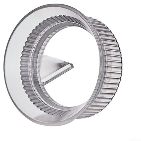 Zoegneer Imbuto dosatore in plastica per caffè espresso ad anello dosatore per moka a valvola singola o doppia valvola (trasparente 90 mm)