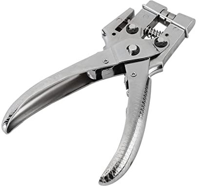 Fabater Herramienta para Colocar Remaches, con 100 Piezas de Punzones para Remachar con Ojo Hueco de Fácil Presión, Portátil para Procesamiento de Cuero, Confección de Ropa y Muchos