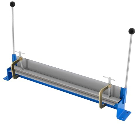 Blechbieger - 760mm Blechbiegewerkzeug | Manuelle Blechbiegemaschine | Abkantbank Biegewinkel bis 90° | Biegemaschine zum Einspannen in den Schraubstock Stahl
