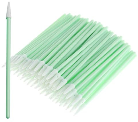 EYVRPAU 100 pezzi bastoncini per tamponi di pulizia in con punta in schiuma bastoncini di spugna per stampante a getto d'inchiostro,fotocamera,obiettivo ottico,testina di stampa,attrezzatura ottica.