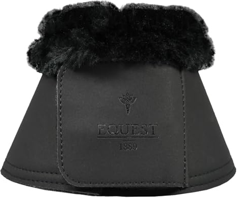EQuest Hufglocke Air Flow Mesh 2.0, 2er Set, schwarz, S/Pony - schützt den Hufballen des Pferdes