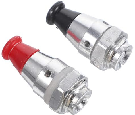 PHENOFICE 2pcs Pressure Cooker Safety Valves and Pressure Relief Valves Aluminum Alloy Accessories for Cooking Supplies