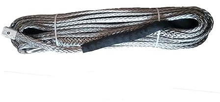 Corde synthétique de treuil de 12mm*28m UHMWPE for Les pièces d'auto d'Atv Utv 4x4 d'Offroad 4wd(Grey)