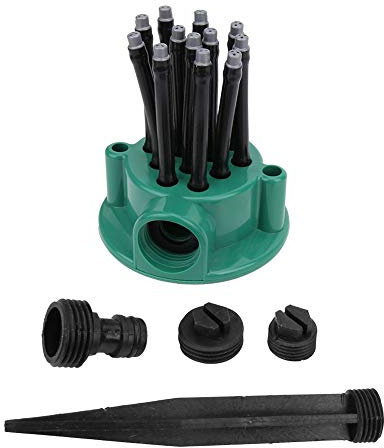 Garden Rotatif à 360 degrés Sprinkler à têtes Multiples automatiques de 12 pulvérisateurs Flexibles pour Une Irrigation Efficace dans Les Jardins et Champs de pelouses en