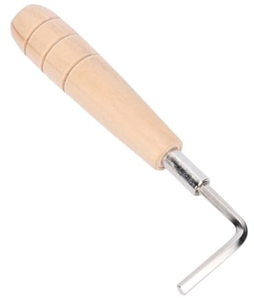 TOYANDONA 4 Stück Teiliges Professioneller Holz Gitarren Stimmwerkzeuge Rostfreie Metall Innensechskant Schlüssel Langlebig und Präzise für Gitarrenhals Bundstab Einstellung Zuverlässiges