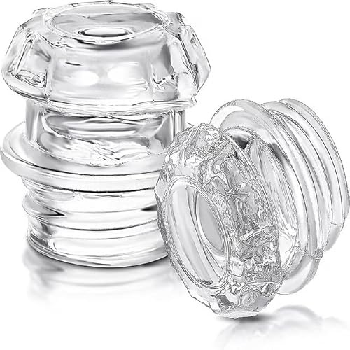 Rzcin Transparent Coffee Percolator Glass Top Replacement Transparent Glass Knob Top for Percolator Replacement Parts for Coffee Pot Filters,Espresso Machine Parts and Accessories