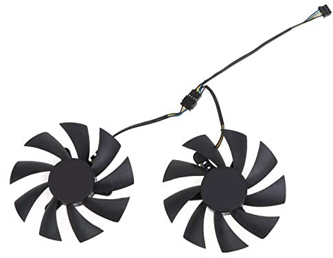 ZIDDAR 2 ventiladores de refrigeración de tarjeta gráfica GA92A2H de 87 mm de 4 pines para 2070 SUPER 8GB ZT-T20710E-10M VGA Cooler Ventilador de refrigeración de tarjeta gráfica