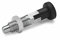 Ganter Norm elementi | Rast Bulloni – GN 717 | perno diametro 6 mm, acciaio inox, 2 pezzi, argento, GN 717-6-M12X1, 5-CK-NI