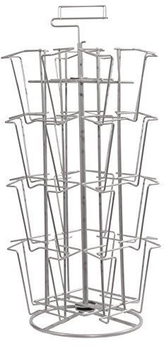 GERSO Theken-Kartenständer Postkartenständer für Grußkarten Hochformat 16 Motive drehbar