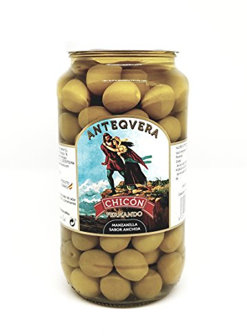 2 X 500 gr ACEITUNAS MANZANILLA SABOR ANCHOA CHICON