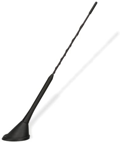 Audioproject A281 - Autoantenne 24cm Raku 2 + Verstärker - kompatibel für VW Golf 4 5 6 7 Passat Lupo Polo 6R Audi A6 Opel Corsa Astra Ford Focus Seat Skoda Radio-Antenne Dach-Antenne Auto-Radio