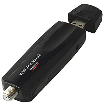 Hauppauge WinTV-Nova-S2 01676 USB TV Tuner HD Digital Satellite Television DVB-S2 and DVB-S for Laptop or PC