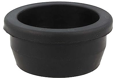 tecuro Raccord en caoutchouc type W pour coude de siphon - Diamètre extérieur : 47 mm - Diamètre intérieur : 37-39 mm - Caoutchouc noir - 804047