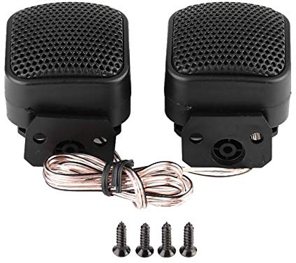 Yctze Altoparlante Per Auto Adatto Per Audio, 2 Altoparlanti Per Auto Quadrati Piccoli Altoparlante Per Tweeter Per Musica Adatto Per Audio 500W