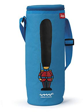 JATA HOGAR HPOR7010 Bolsa TÉRMICA para Botellas DE hasta 2 litros. REALIZADA con PLÁSTICO Reciclado. Aislante FRÍO-Calor. Antimanchas